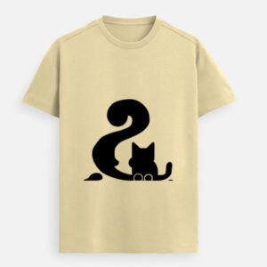 Abstract minimalist unisex t-shirt made from premium Supima cotton with subtle flowing design, perfect for daily wear in India