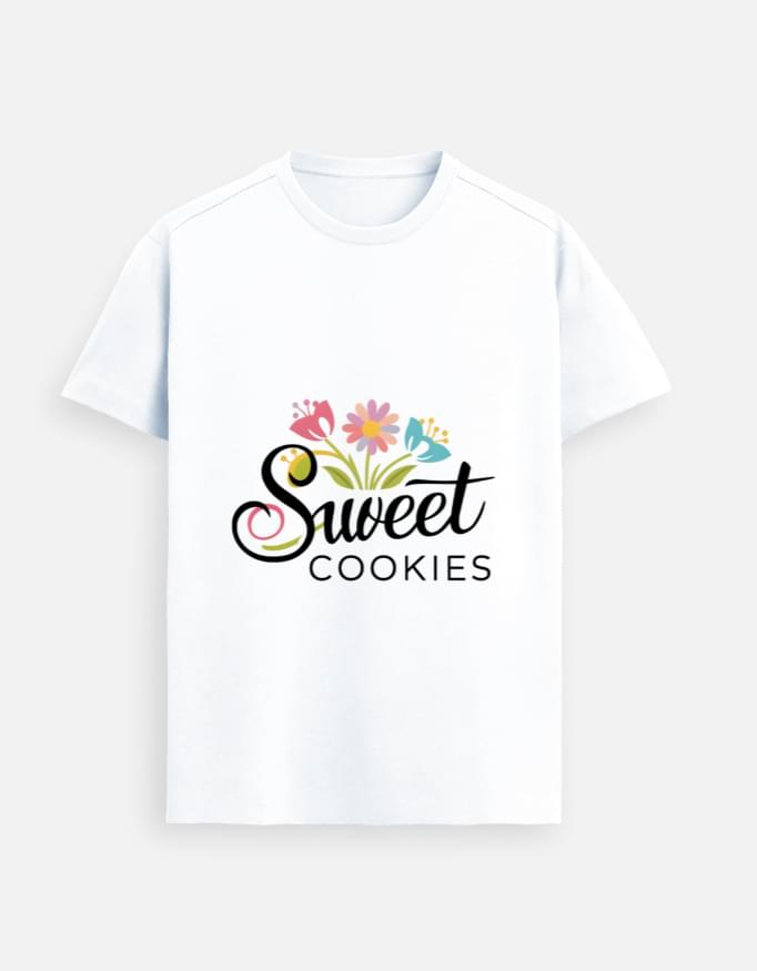 Minimal floral design printed on premium Supima cotton unisex t-shirt for daily wear in India